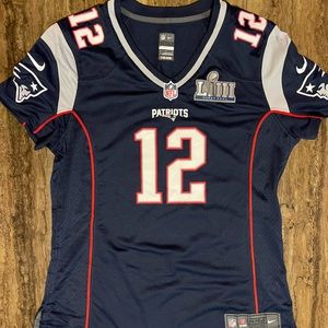 Nike Tom Brady Patriots Super Bowl LIII On Field Jersey Womens Medium